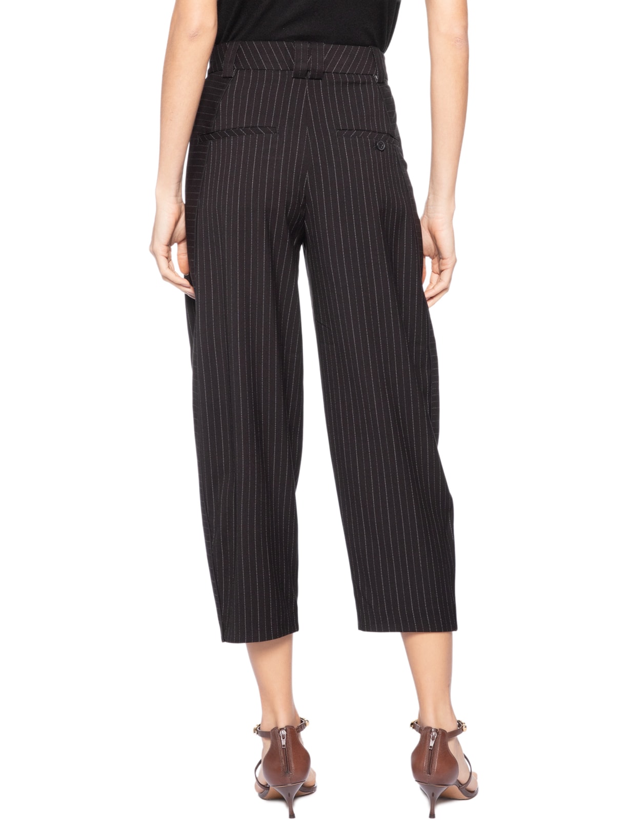 Calça Feminina Over Risca – Preto Animale