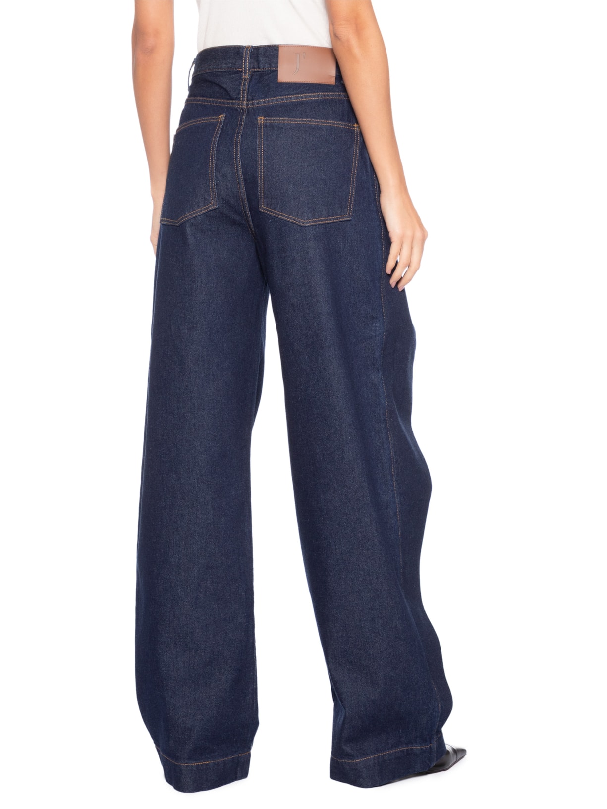 Calça Feminina Overlap Azul J'01