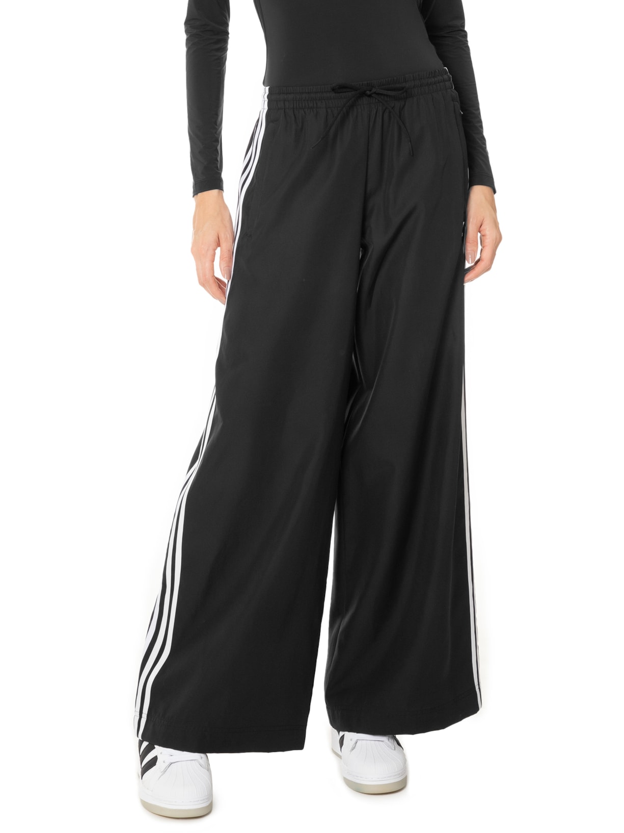 Calça Feminina Oversized Tp Preto Adidas Originals