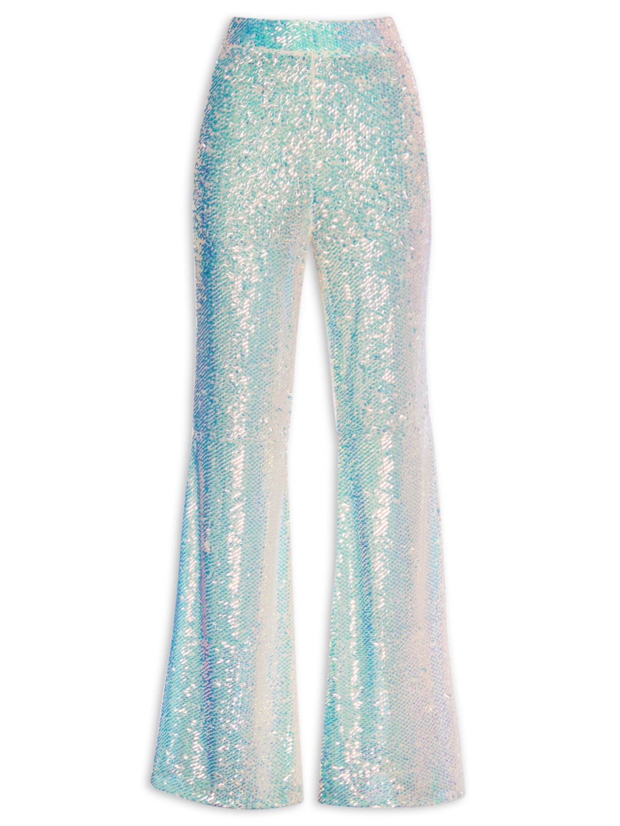 Calça Feminina Paetê Flamingo Florence - Off White