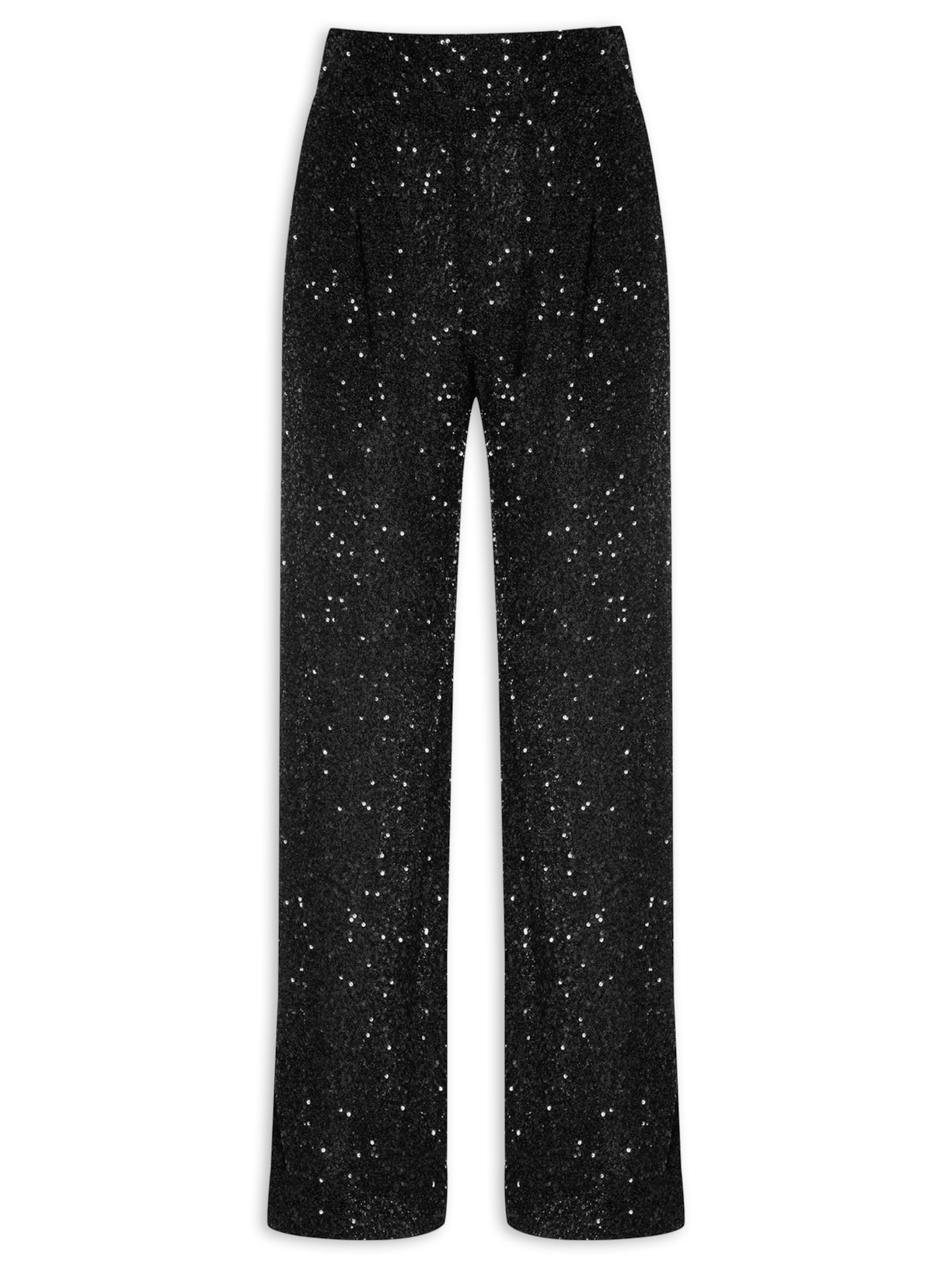 Calça Feminina Paetê Preto Animale