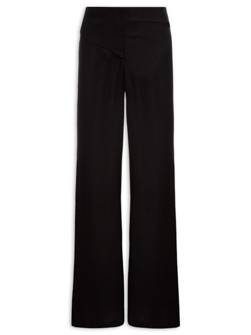 Calça Feminina Pala Fenda - Preto