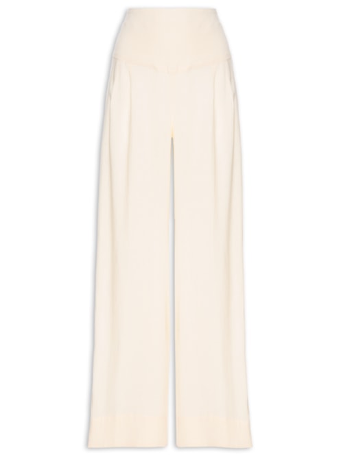 Calça Feminina Pala Larga - Amarelo