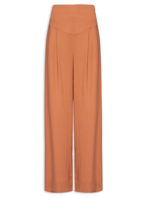 Calça Feminina Pala Larga - Marrom