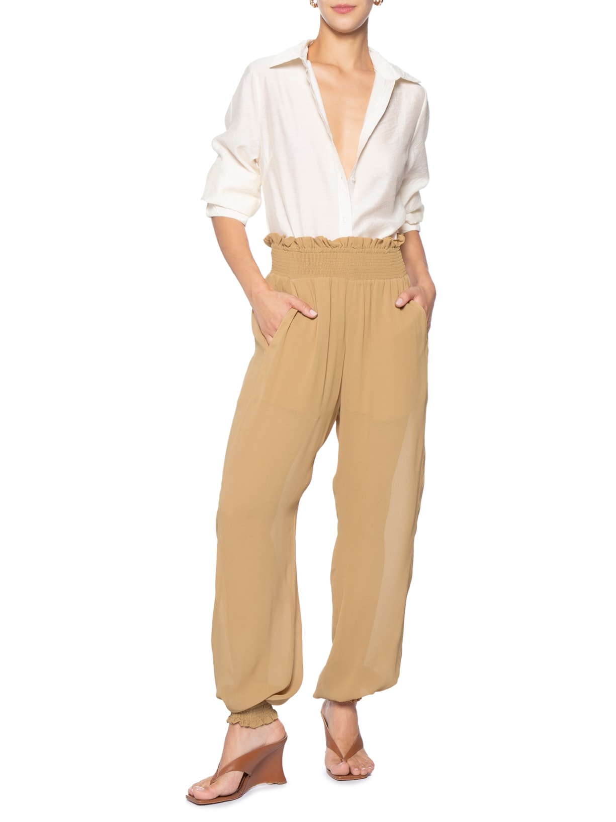 Calça Feminina Pala Marrom Animale