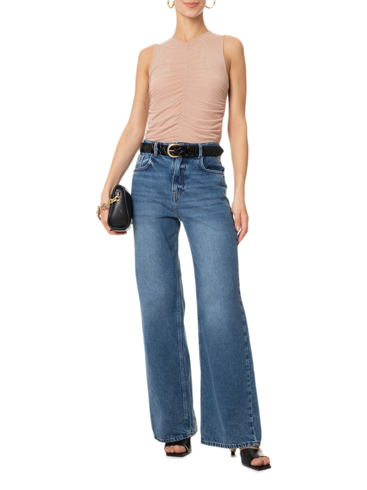 Le Lis - Calça Feminina Pam 3D - Azul