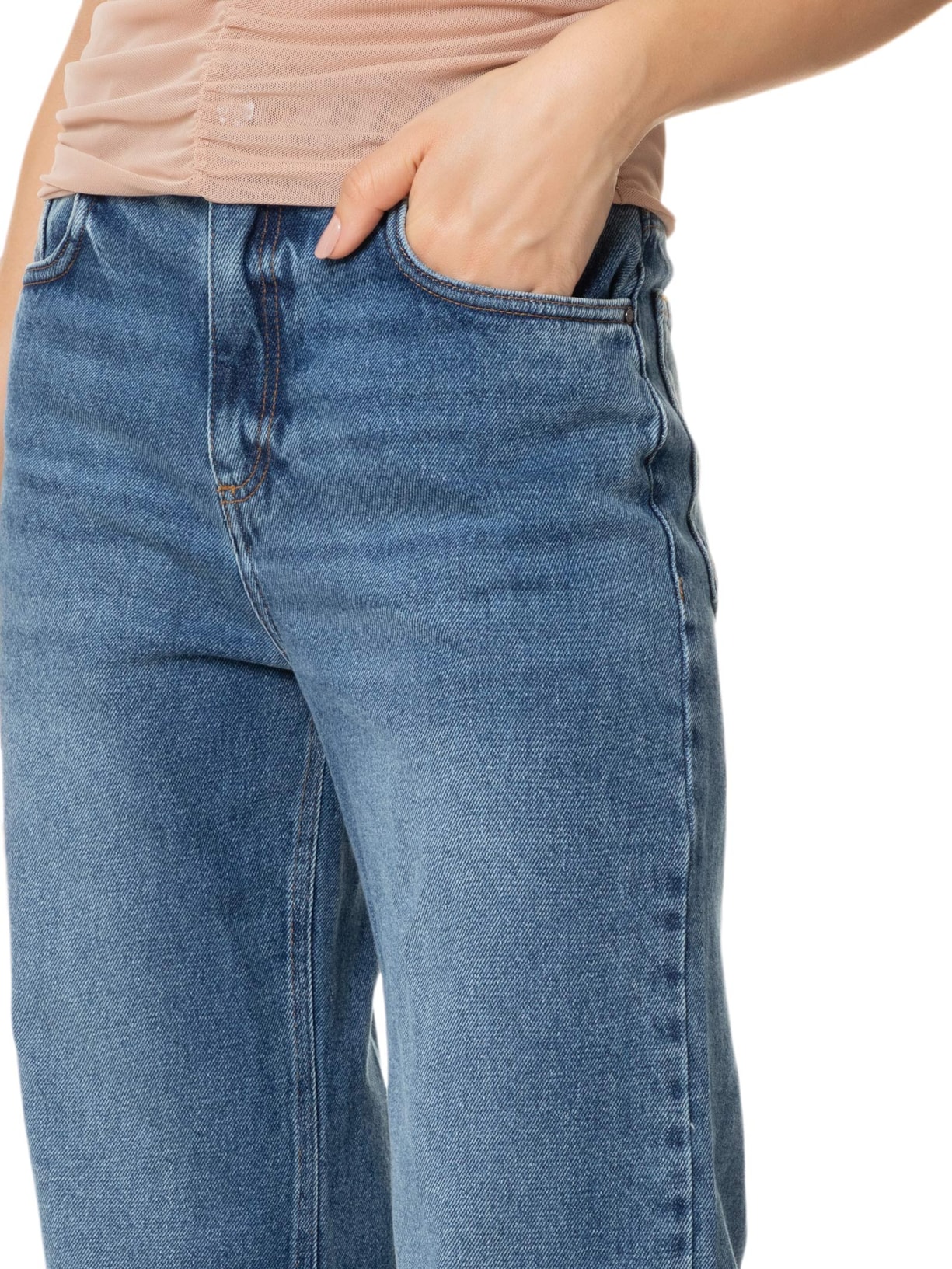 Le Lis - Calça Feminina Pam 3D - Azul