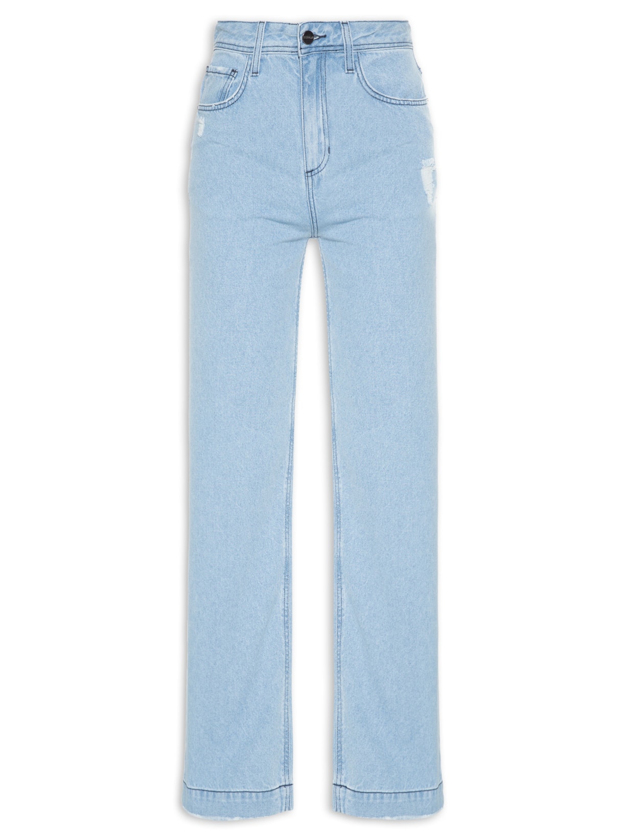 Calça Feminina Pam Puídos Azul Le Lis