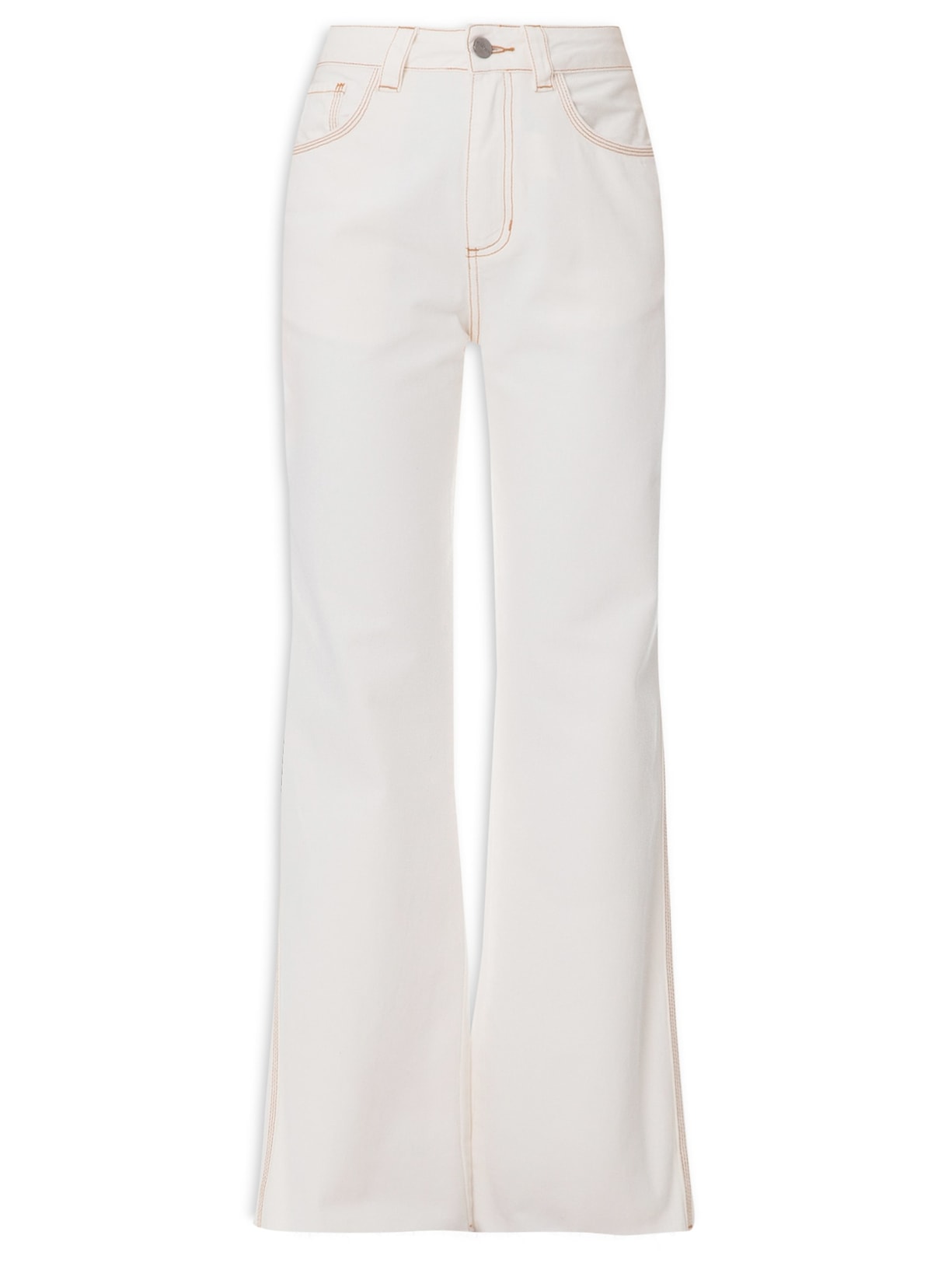 Calça Feminina Pam Sarja - Off White