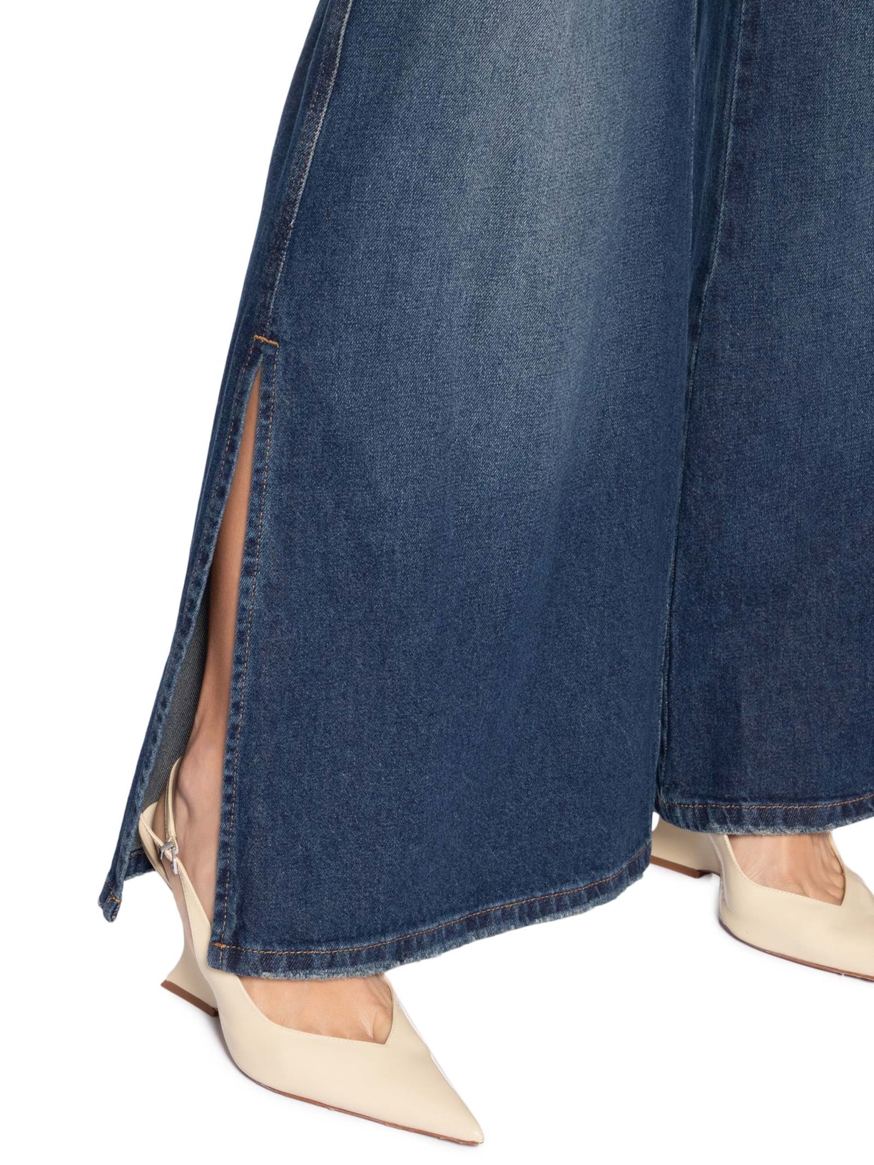 Calça Feminina Panta Wide Janice Azul Le Lis