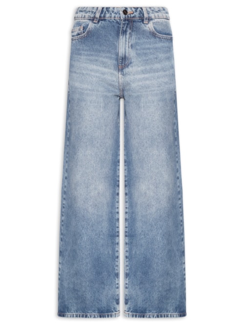 Calça Feminina Panta Wide Lara - Azul