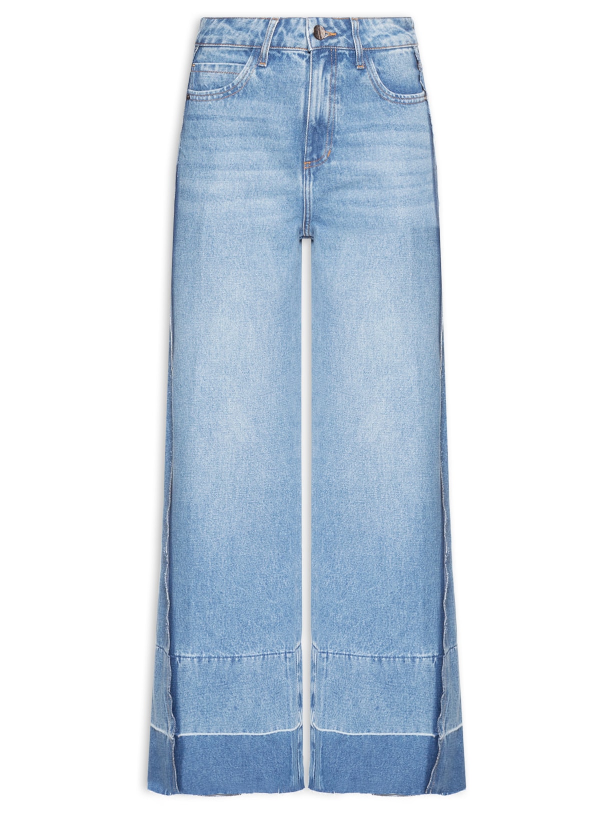 Calça Feminina Panta Wide Liana Azul Le Lis
