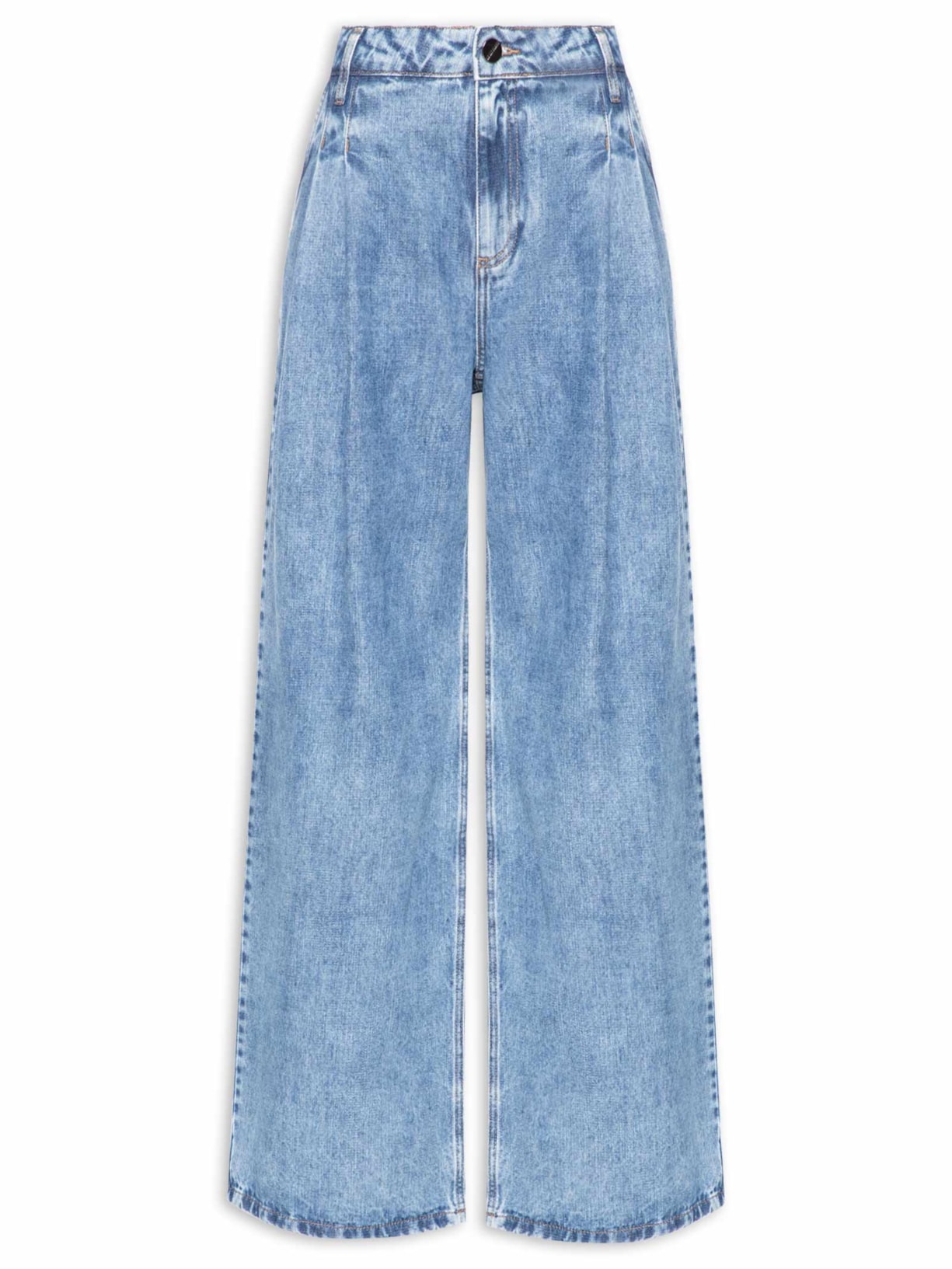 Calça Feminina Panta Wide Niana Azul Le Lis