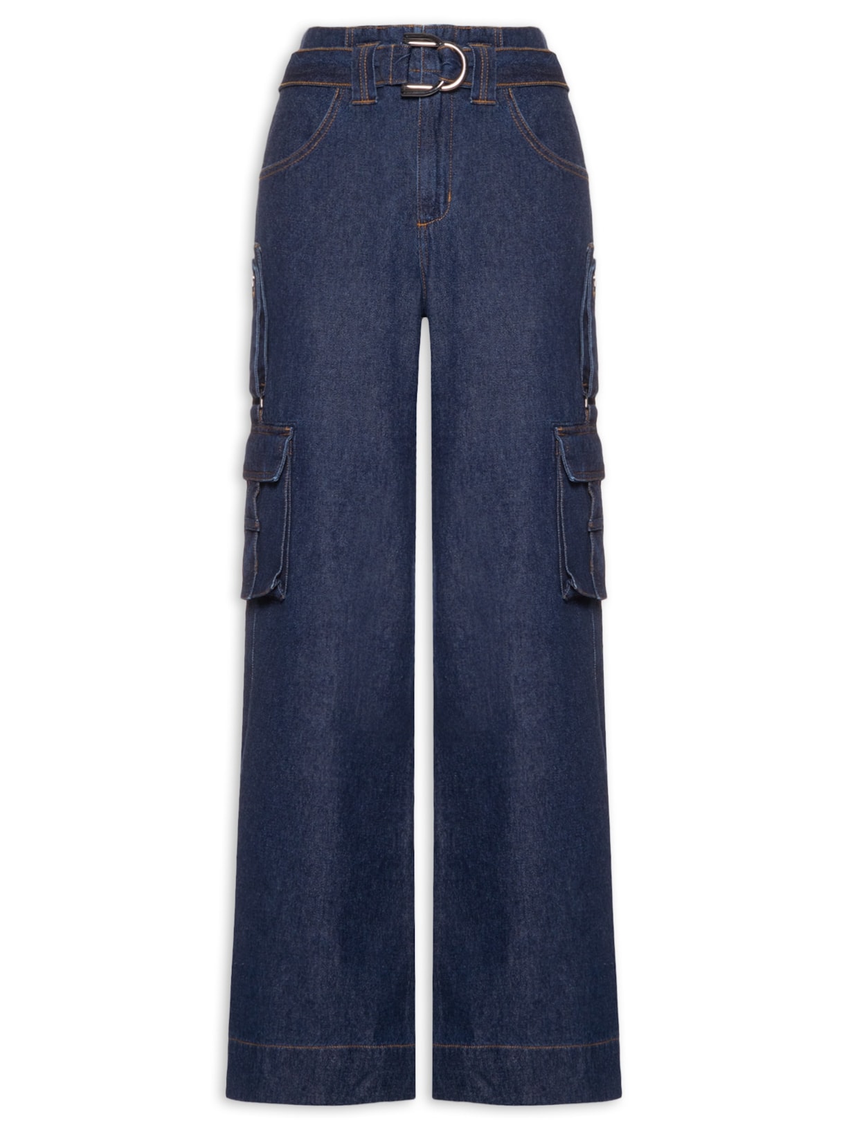 Calça Feminina Panta Wide Talita Azul Le Lis