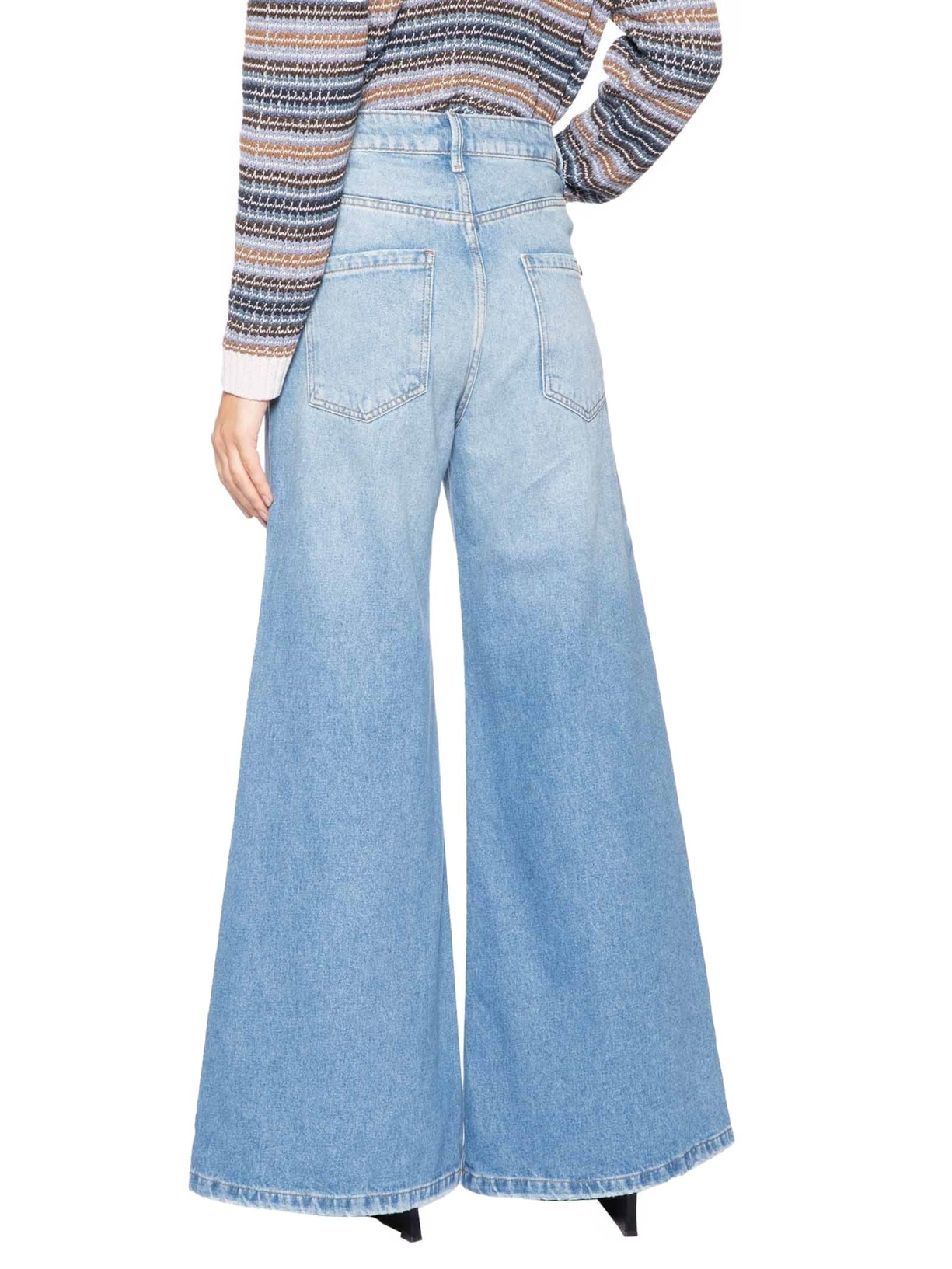 Calça Feminina Panta Wide Tyla Azul Le Lis
