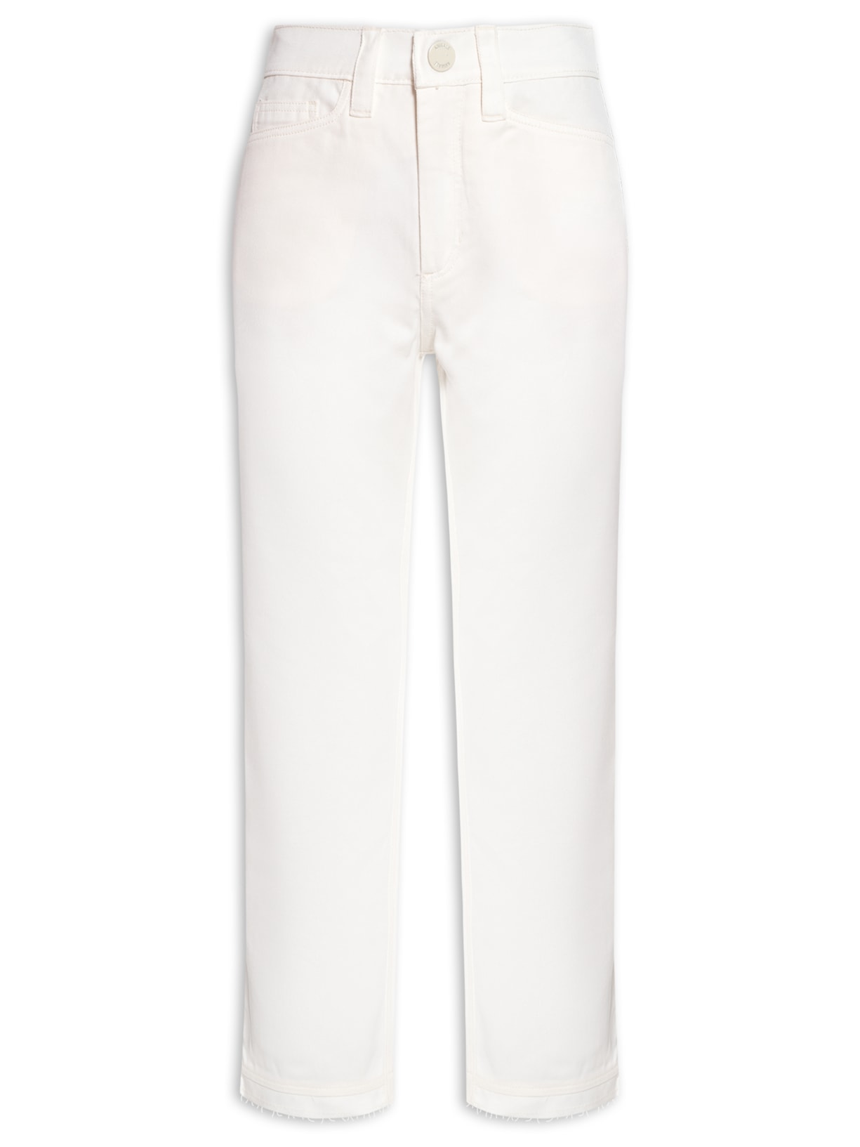 Calça Feminina Pantacourt - Off White