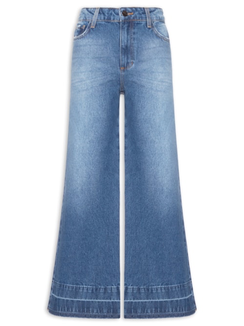 Calça Feminina Pantacourt Tamires - Azul