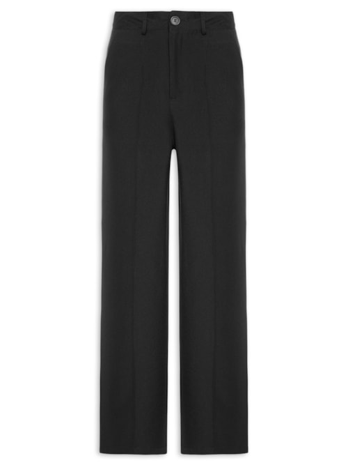 Calça Feminina Pantalona Alfaiataria – Preto