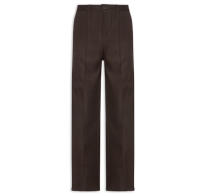 Calça Feminina Pantalona Alfaiataria - Marrom
