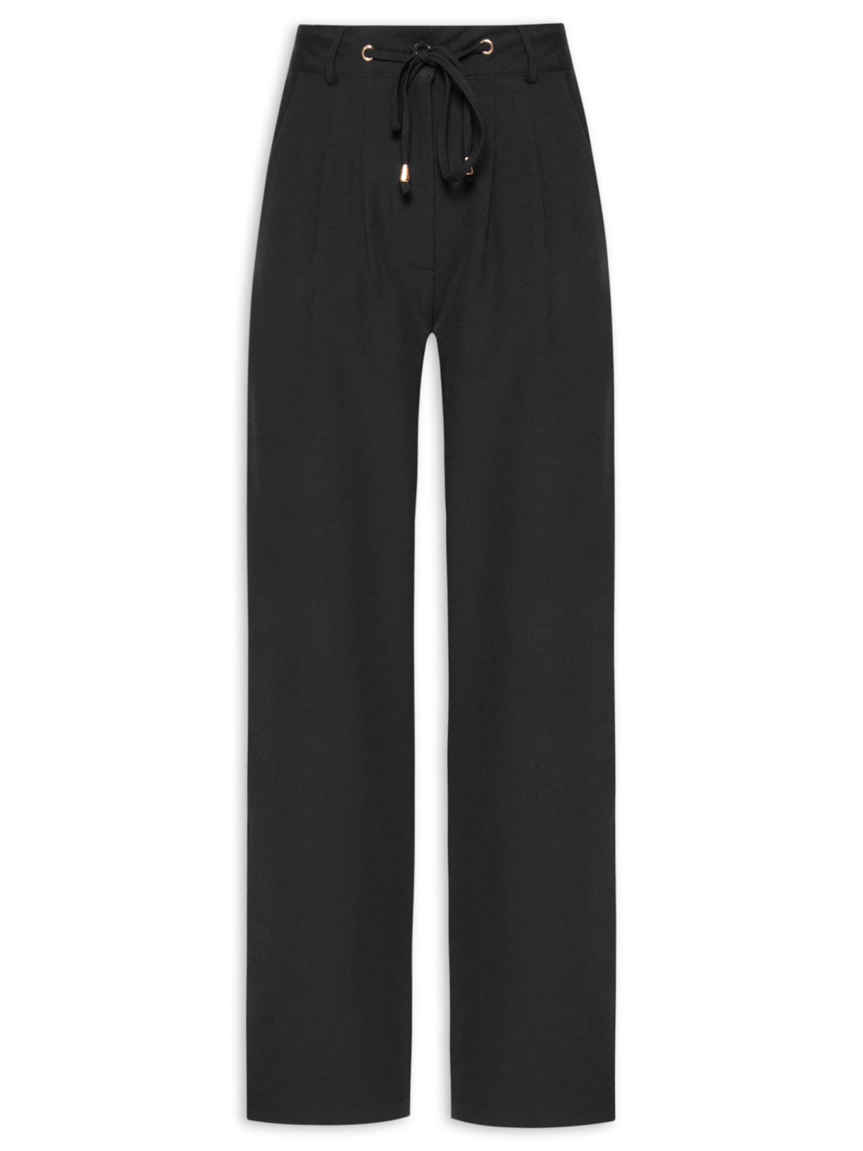 Calça Feminina Pantalona Alfaiataria - Preto