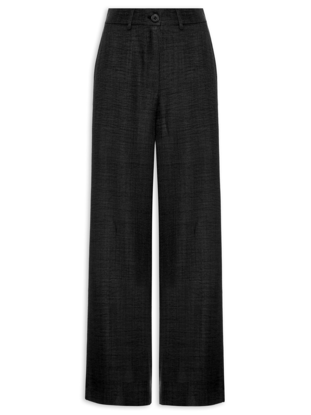 Calça Feminina Pantalona Alfaiataria Preto Basiq
