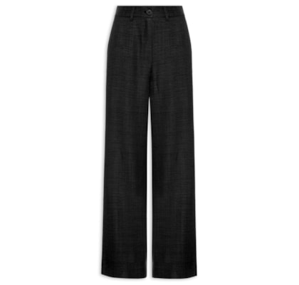 Calça Feminina Pantalona Alfaiataria - Preto
