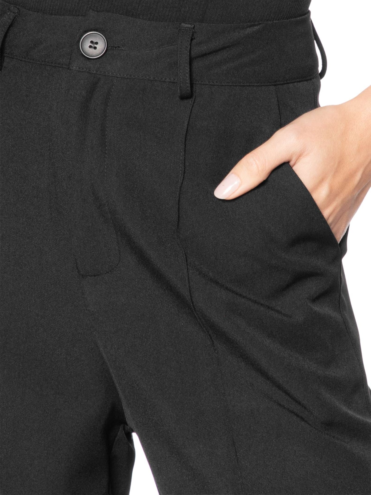 Calça Feminina Pantalona Alfaiataria Preto '2Essential