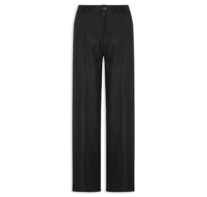 Calça Feminina Pantalona Alfaiataria - Preto