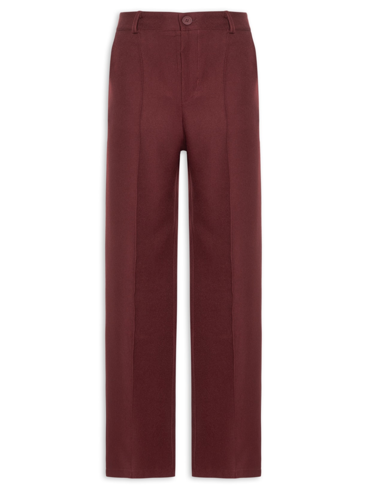 Calça Feminina Pantalona Alfaiataria - Vermelho