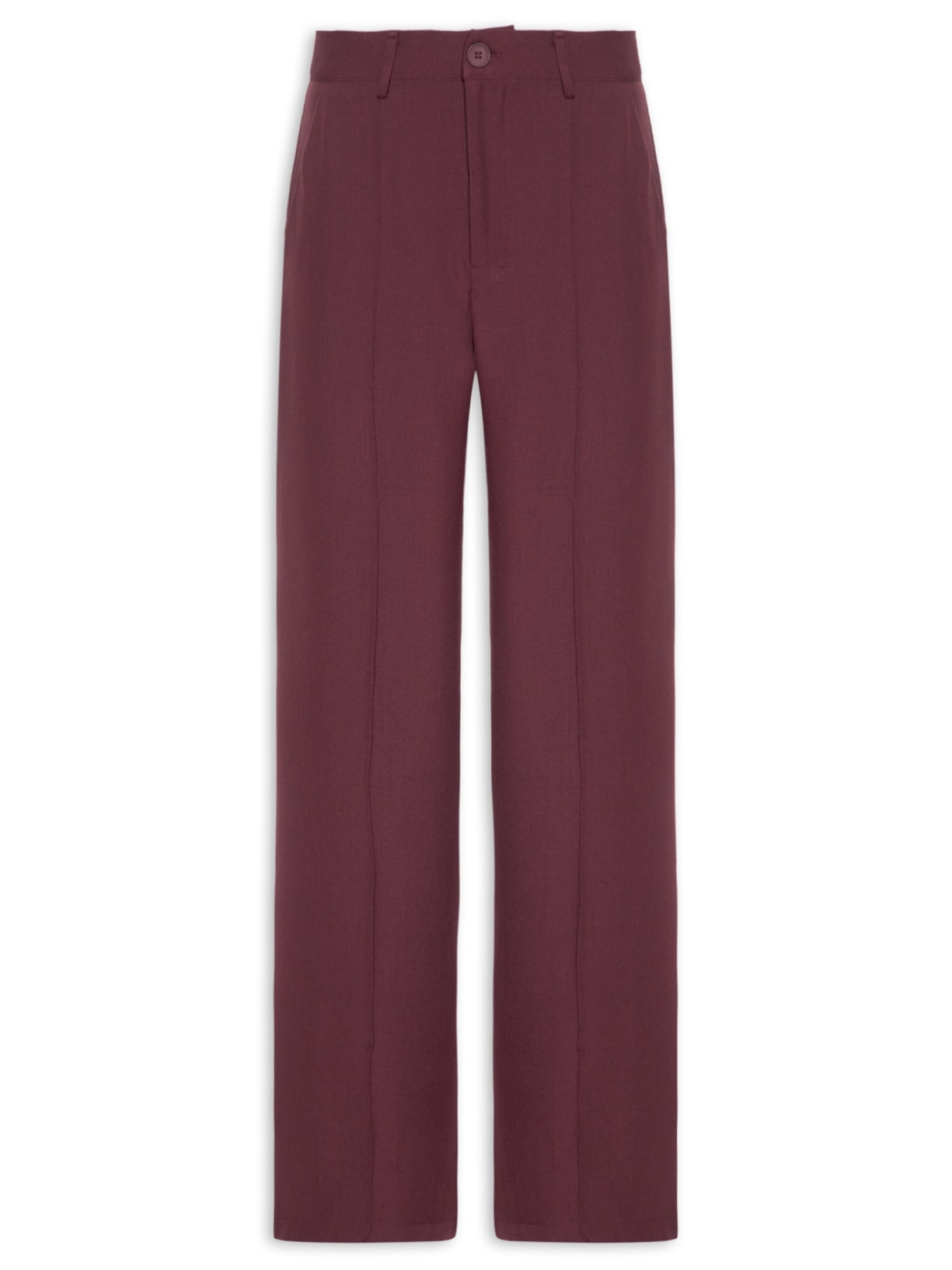 Calça Feminina Pantalona Alfaiataria – Vermelho