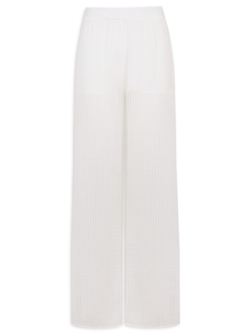 Calça Feminina Pantalona Allie - Branco