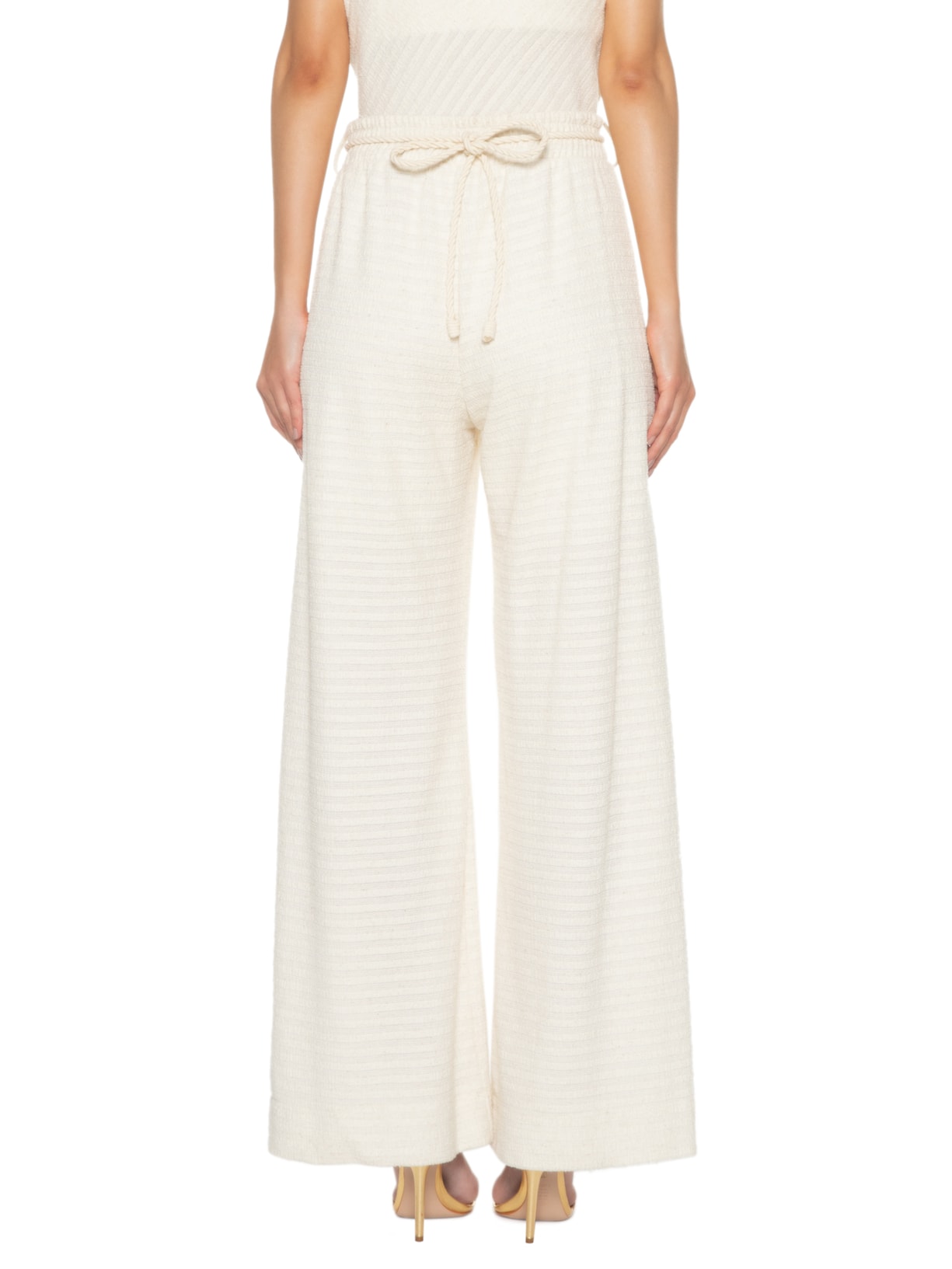 Calça Feminina Pantalona Ana Bege Twenty Four Seven