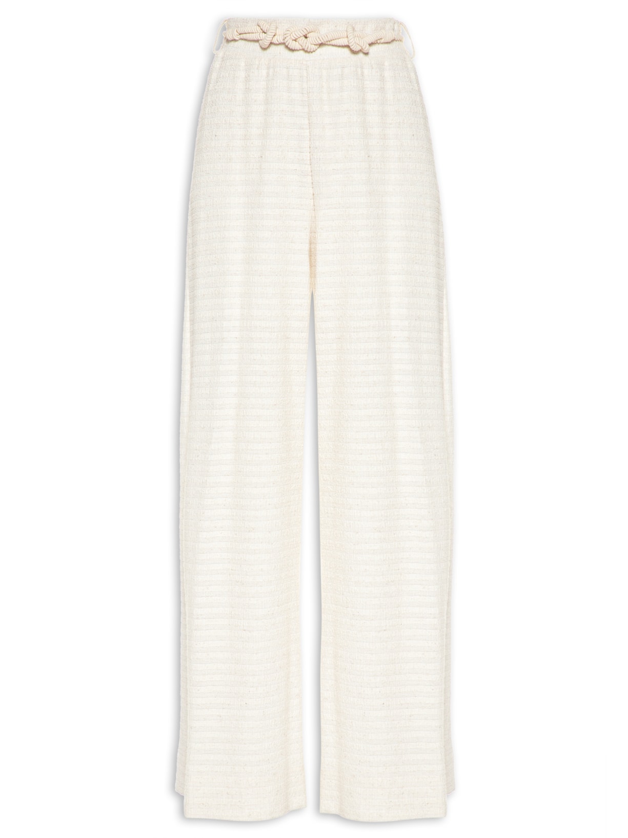 Calça Feminina Pantalona Ana Bege Twenty Four Seven