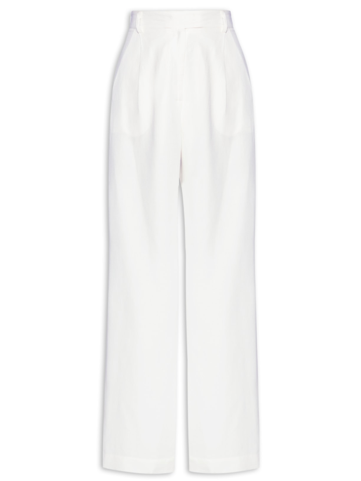 Calça Feminina Pantalona Basic - Branca
