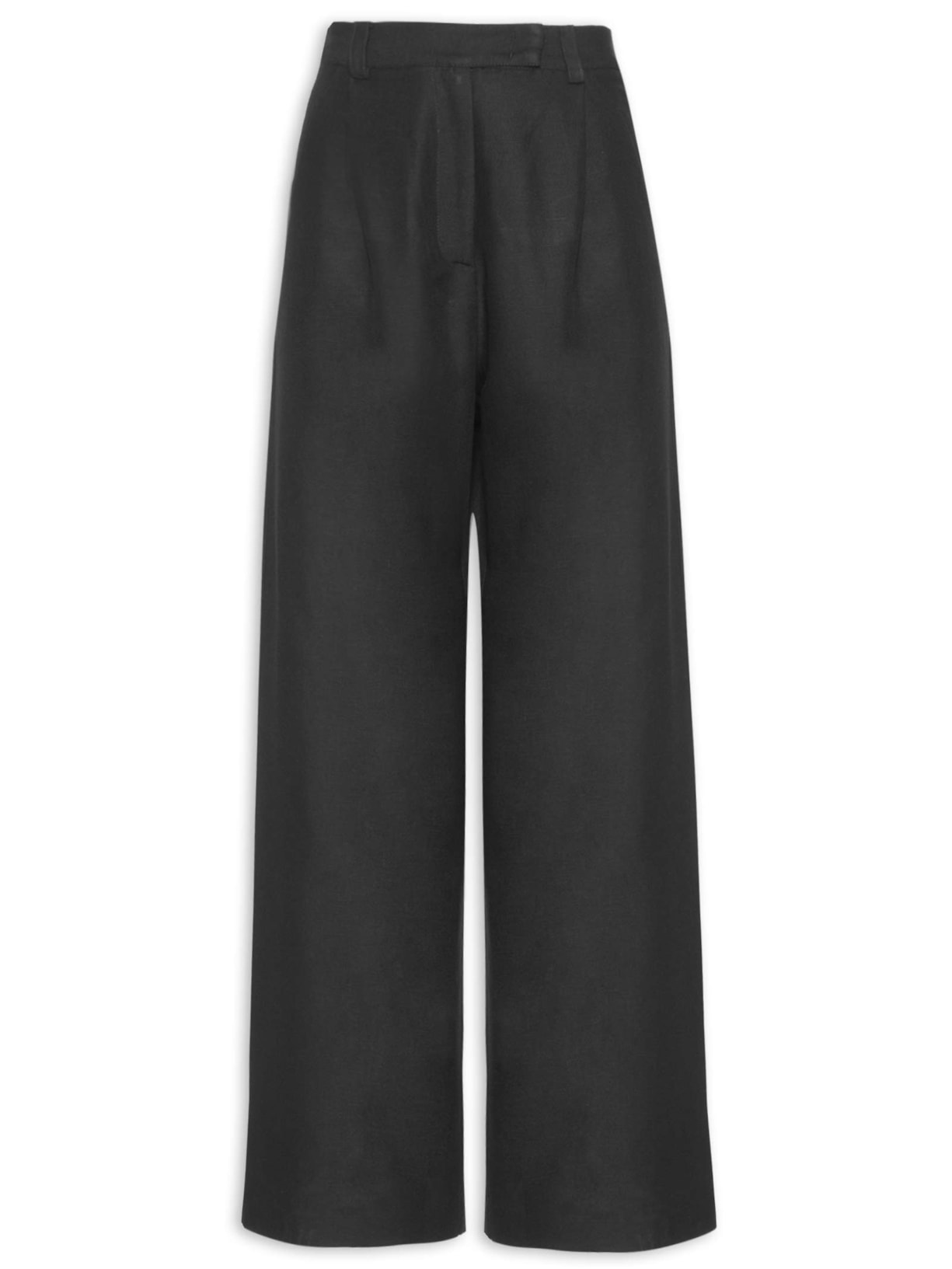 Calça Feminina Pantalona Basic - Preto