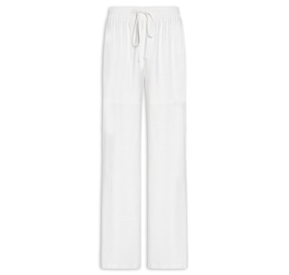 Calça Feminina Pantalona Básica - Branco