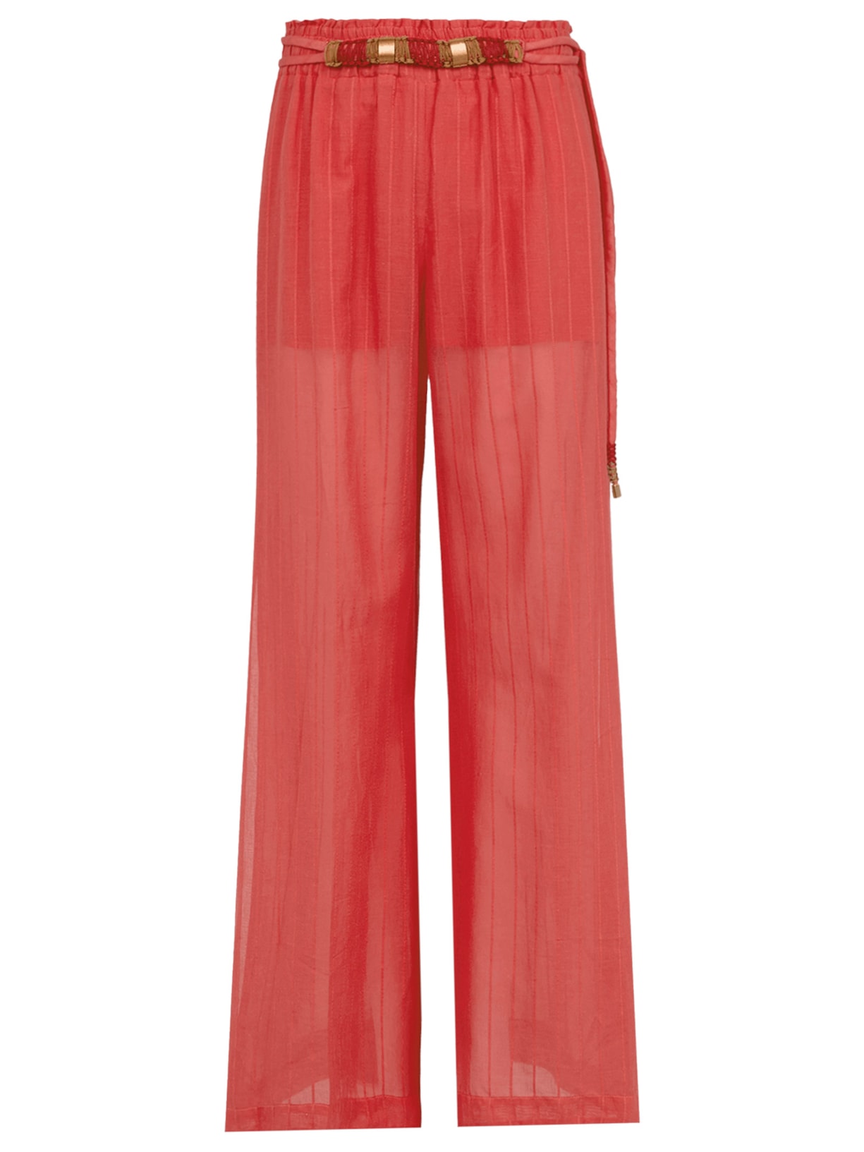 Calça Feminina Pantalona Cecilia Dt - Vermelho