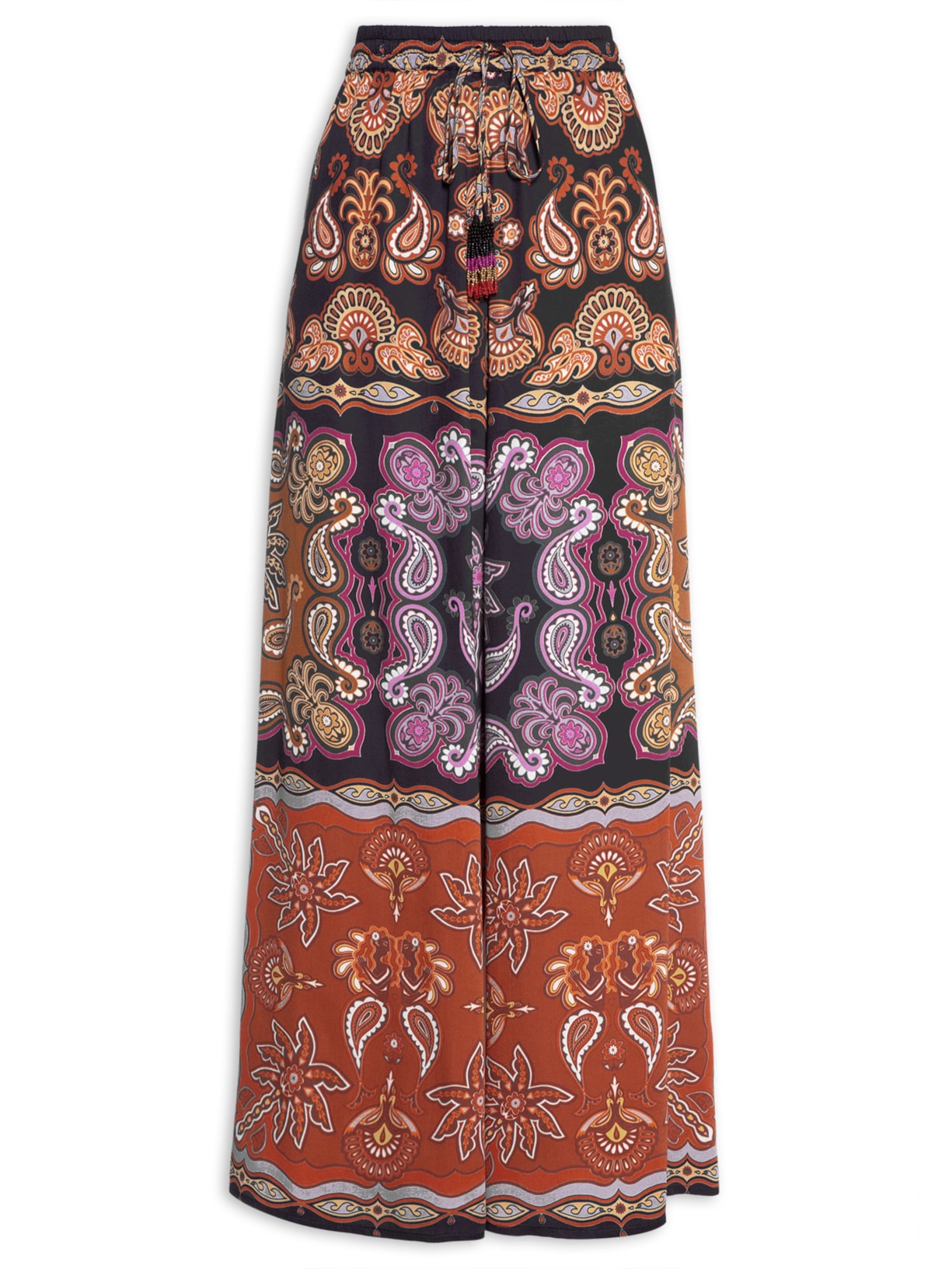 Calça Feminina Pantalona Doce Manhã - Preto