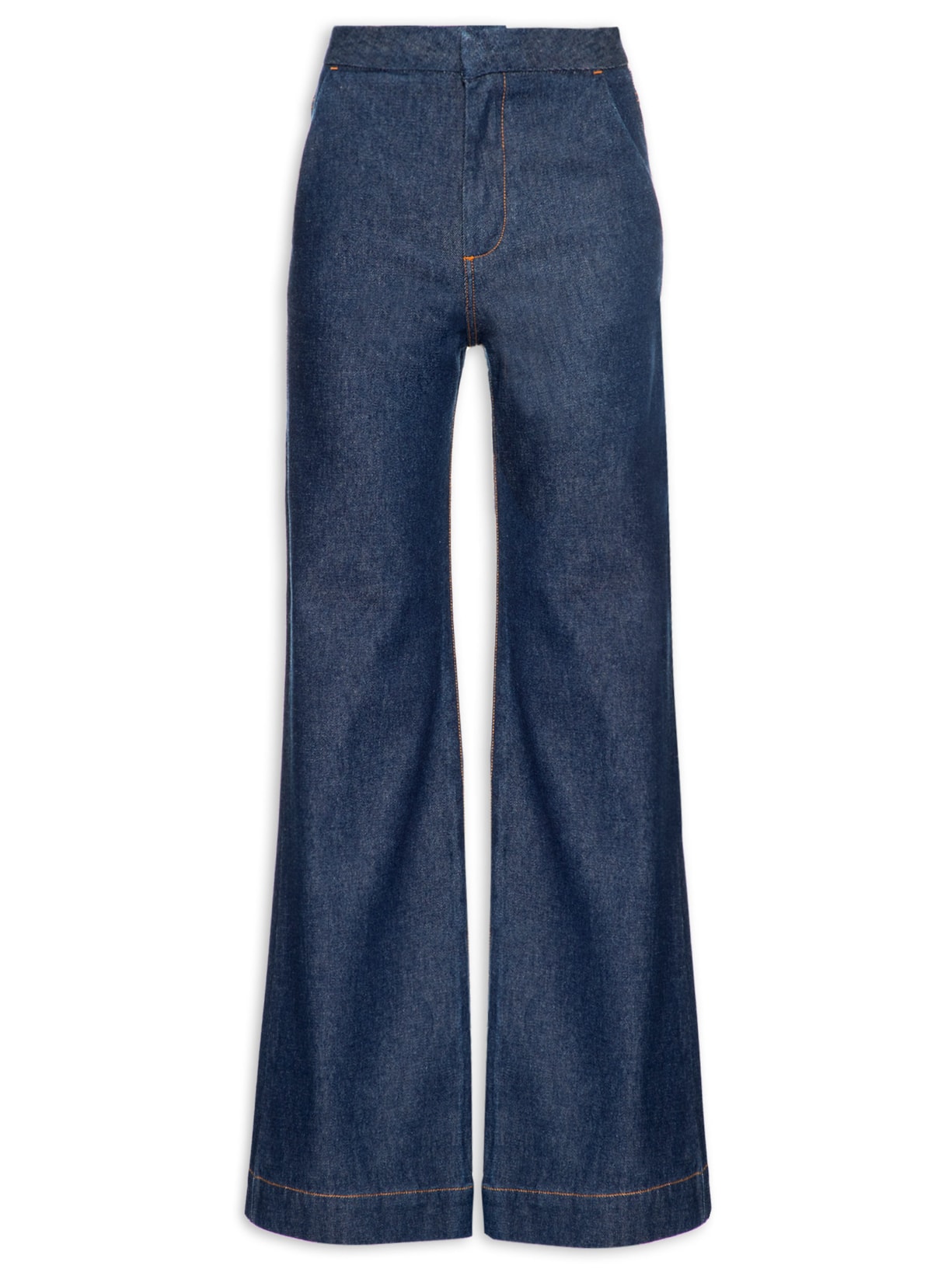 Calça Feminina Pantalona Elza Azul Le Lis