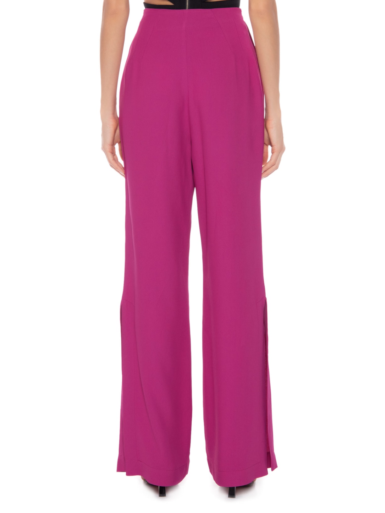 Calça Feminina Pantalona Em Crepe Rosa '2Essential