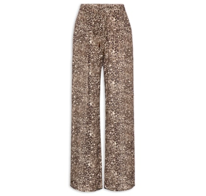 Calça Feminina Pantalona Estampa Kira - Animal Print