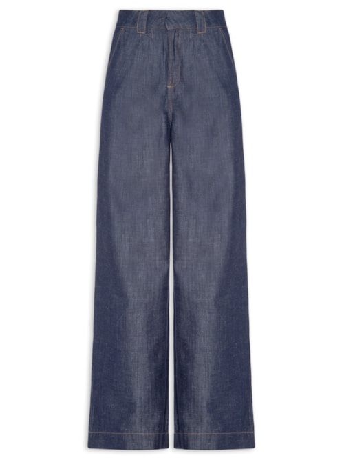 Calça Feminina Pantalona Fany - Azul