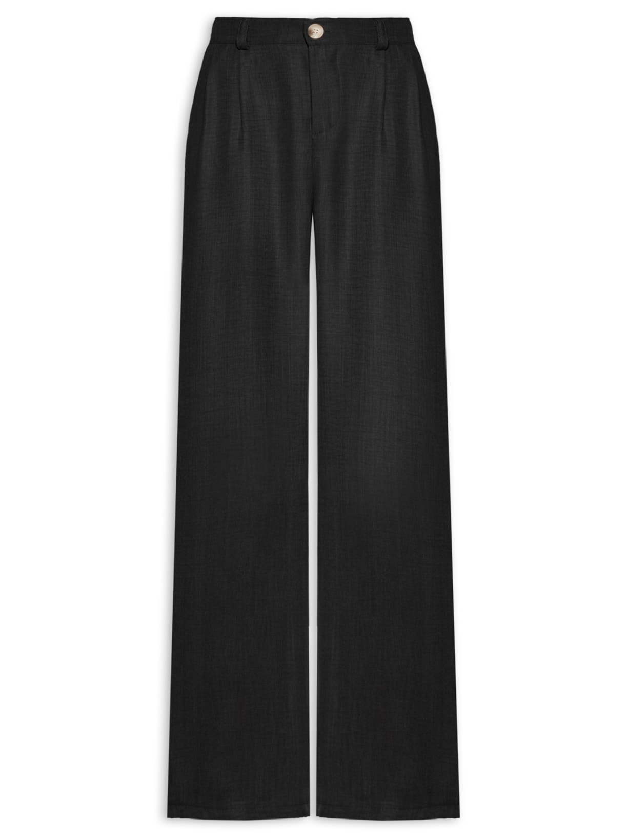 Calça Feminina Pantalona Larga - Preto