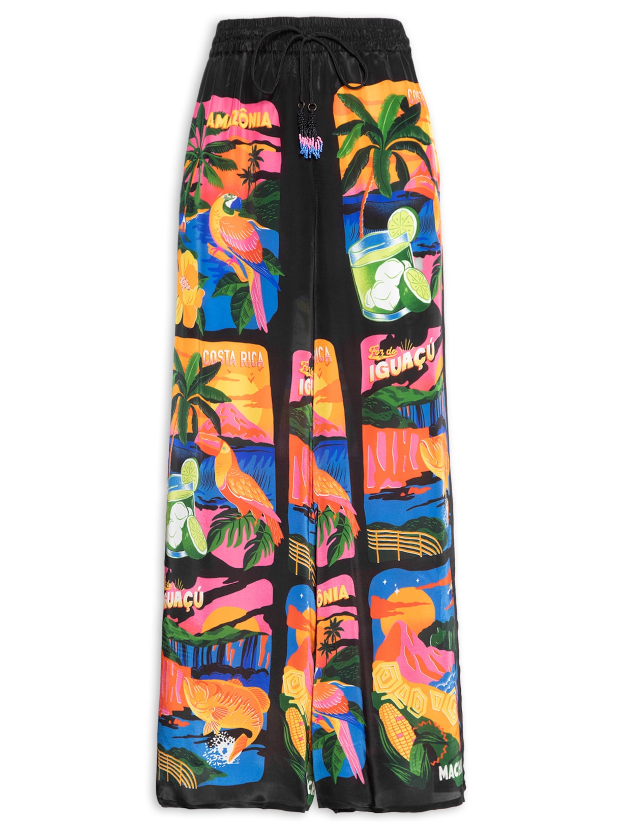 Calça Feminina Pantalona Latina - Preto