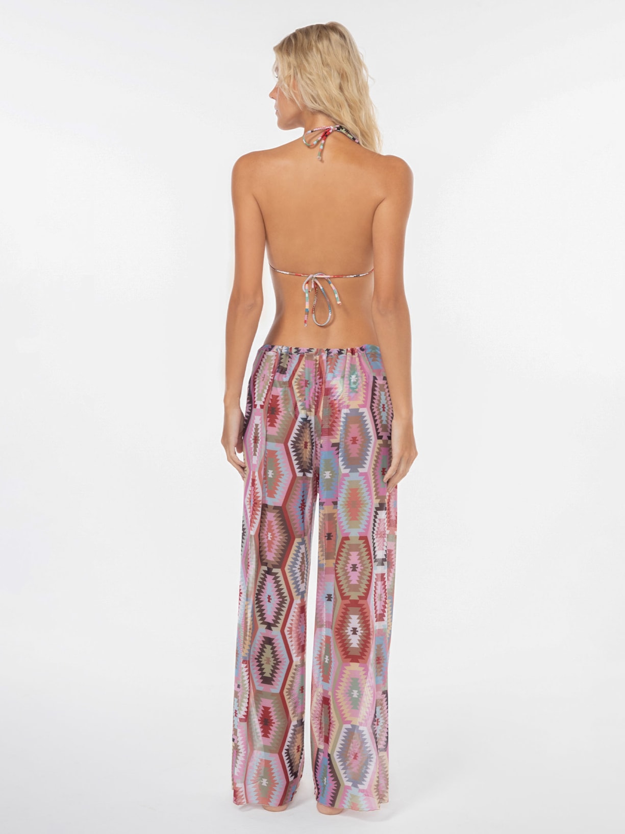 Calça Feminina Pantalona Lia Rosa Triya
