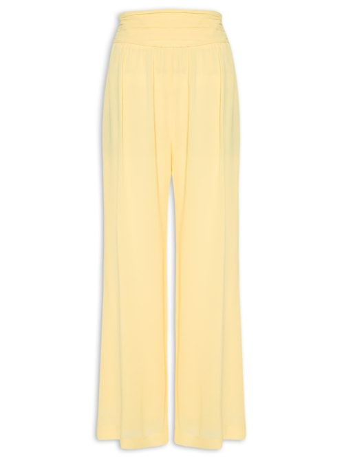 Calça Feminina Pantalona Luna - Amarelo