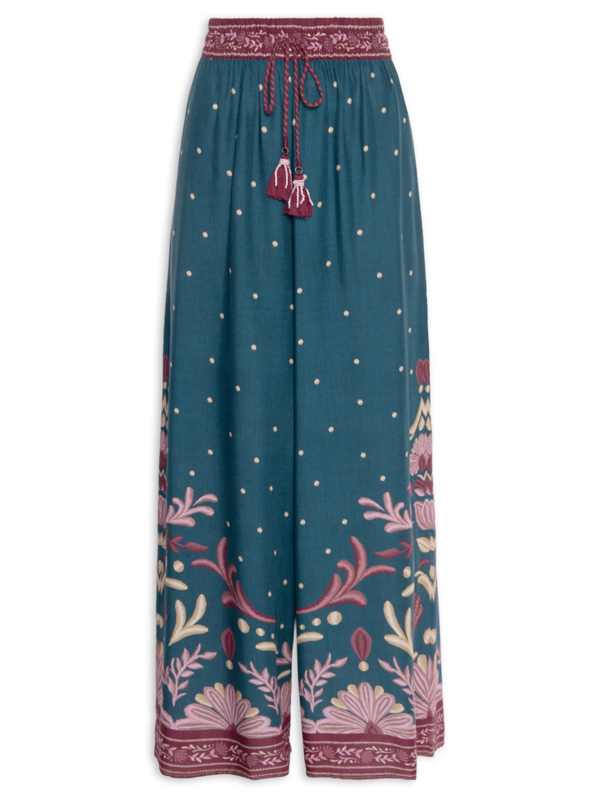 Calça Feminina Pantalona Maresia - Azul