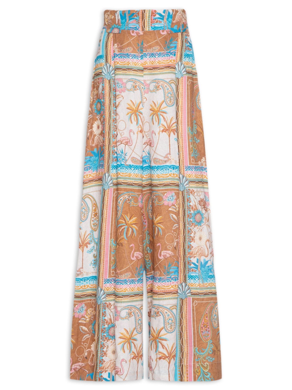 Calça Feminina Pantalona - Marrom