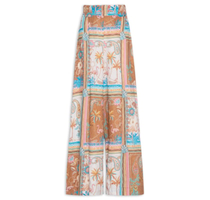 Calça Feminina Pantalona - Marrom