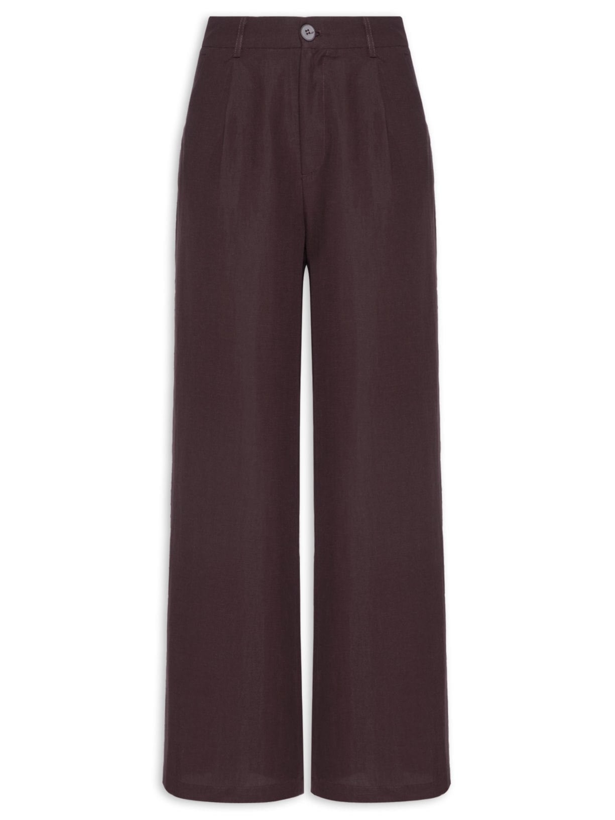 Calça Feminina Pantalona - Marrom